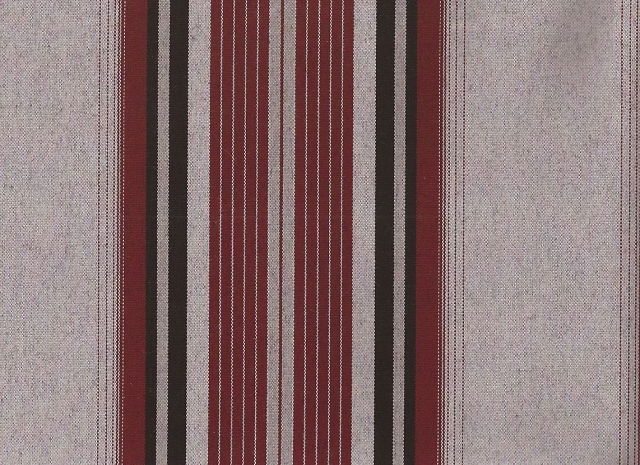 Muster Stoff grau-schwarz-bordeaux gestreift