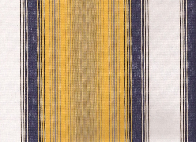 Muster Stoff weiß-gelb-blau-gestreift